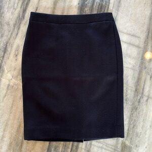 J.crew no. 2 pencil skirt wool navy 0p 0 petite